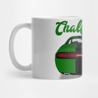 Challenger Srt-8 Green Stripe Back Mug